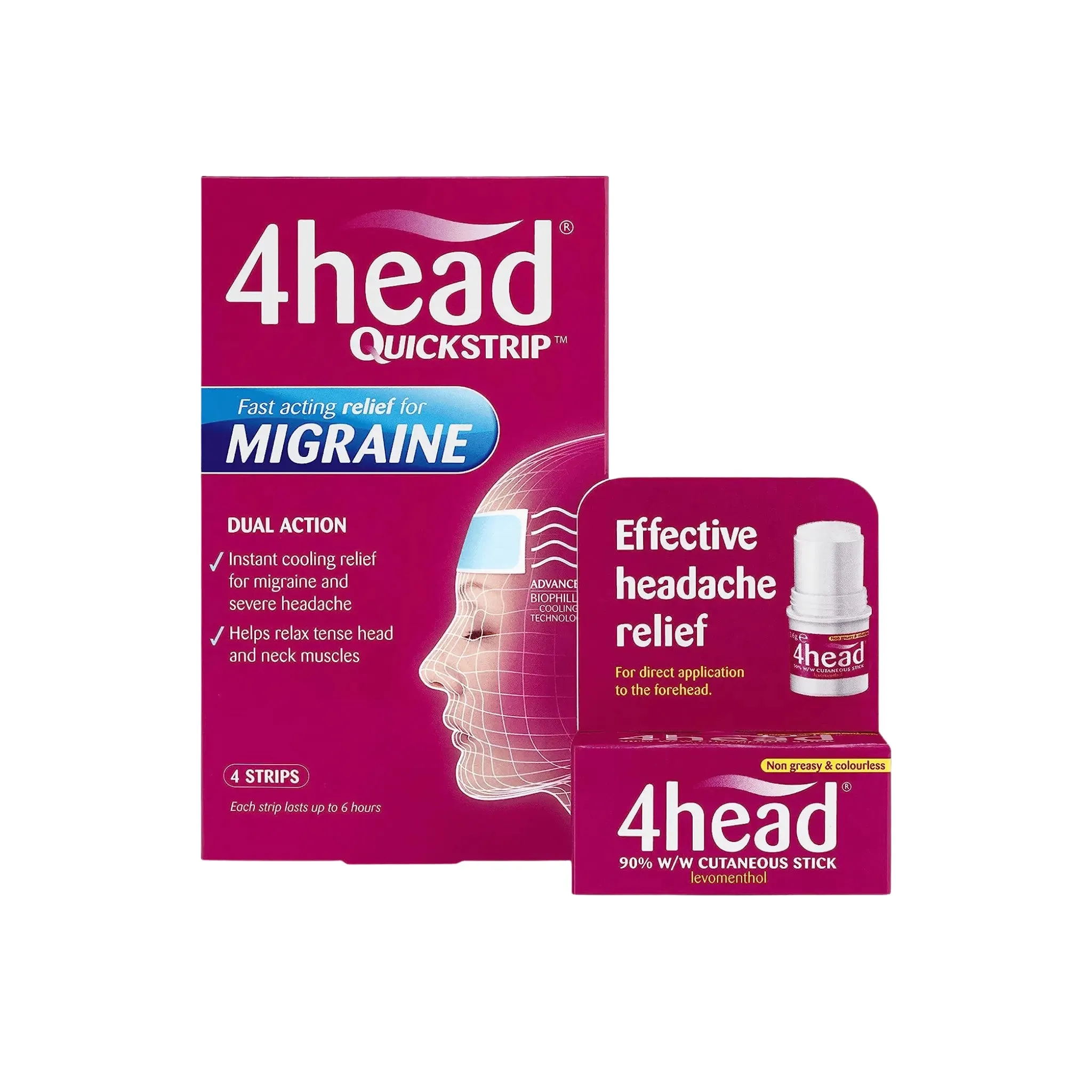 4 Head Effective Headache Relief