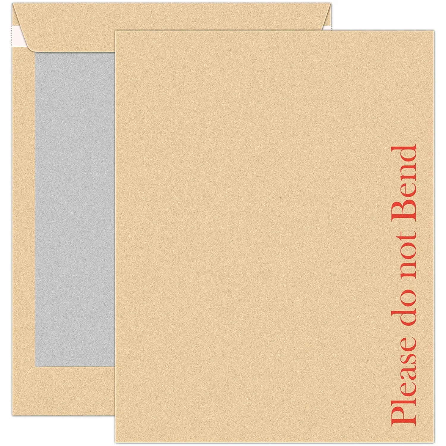 50 Packs iSoul A3 / A4 / A5 / A6 Do Not Bend Envelopes Manila Hard Board Backed