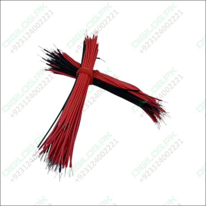 50pcs Bundle Soldering Wire Jumper Cable Dupont Wire Electronic Wires Black Red Color