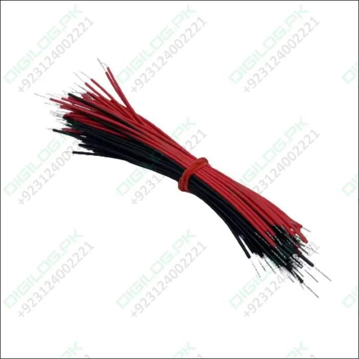 50pcs Bundle Soldering Wire Jumper Cable Dupont Wire Electronic Wires Black Red Color