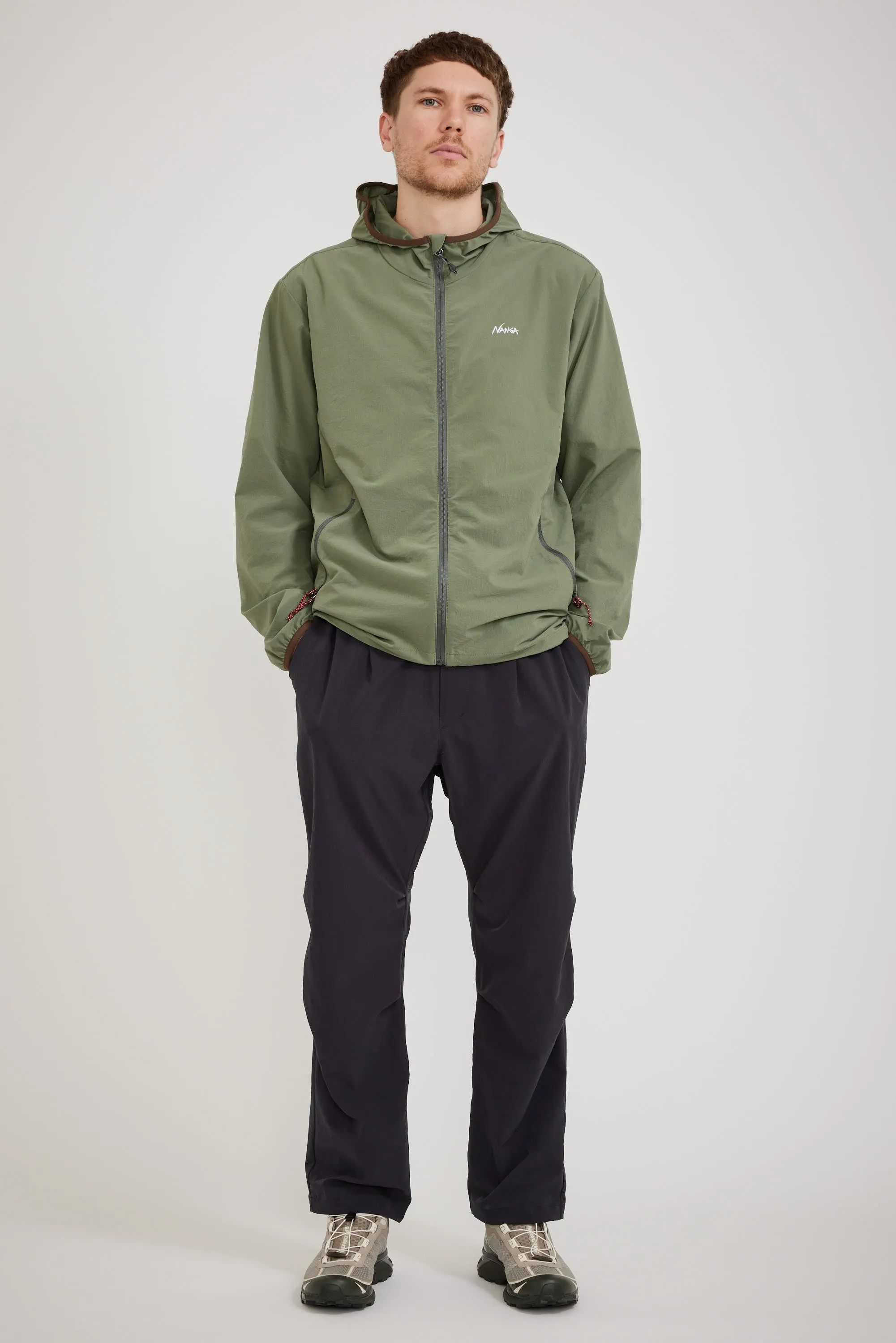 Air Cloth Comfy Zip Parka Olive Drab