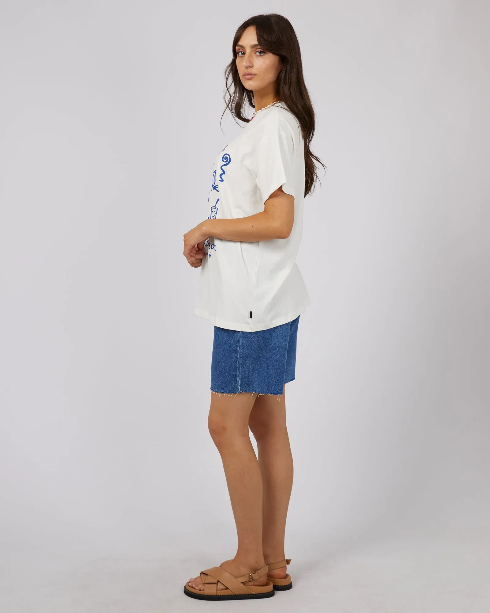 All About Eve Amore Standard Tee Vintage White