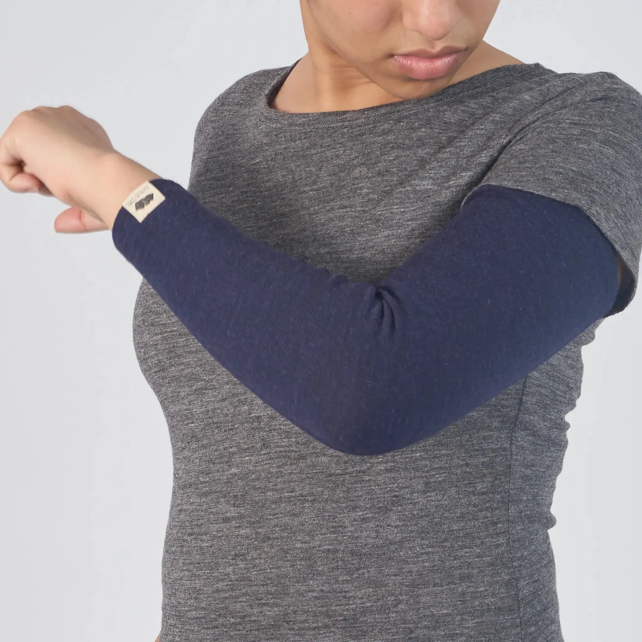 Alpaca Wool Arm Sleeve: 160 Ultralight