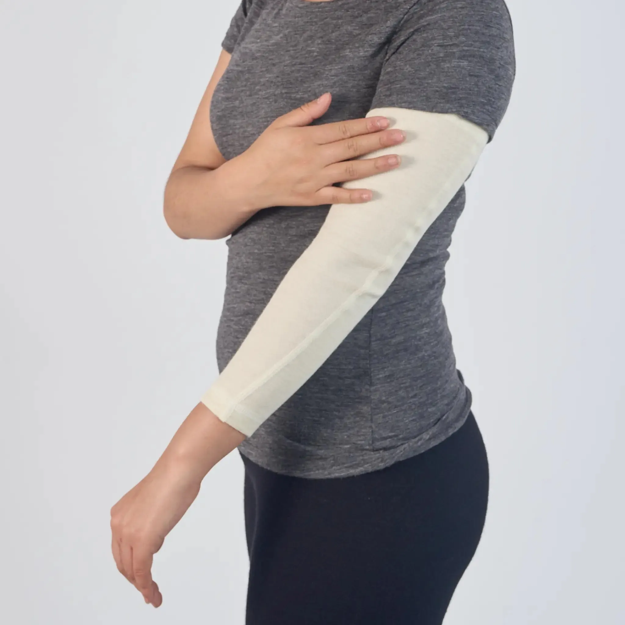 Alpaca Wool Arm Sleeve: 420 Midweight