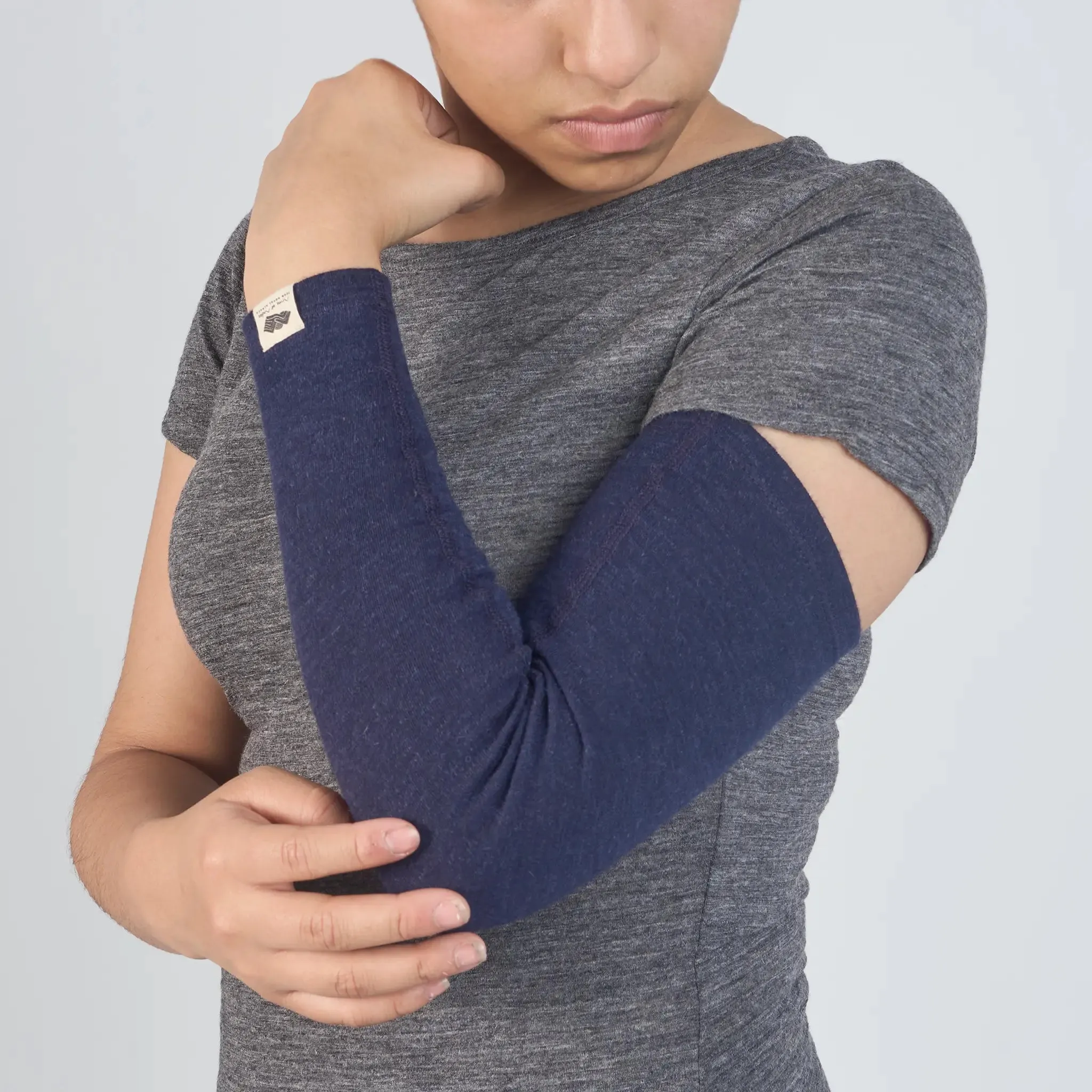 Alpaca Wool Arm Sleeve: 420 Midweight