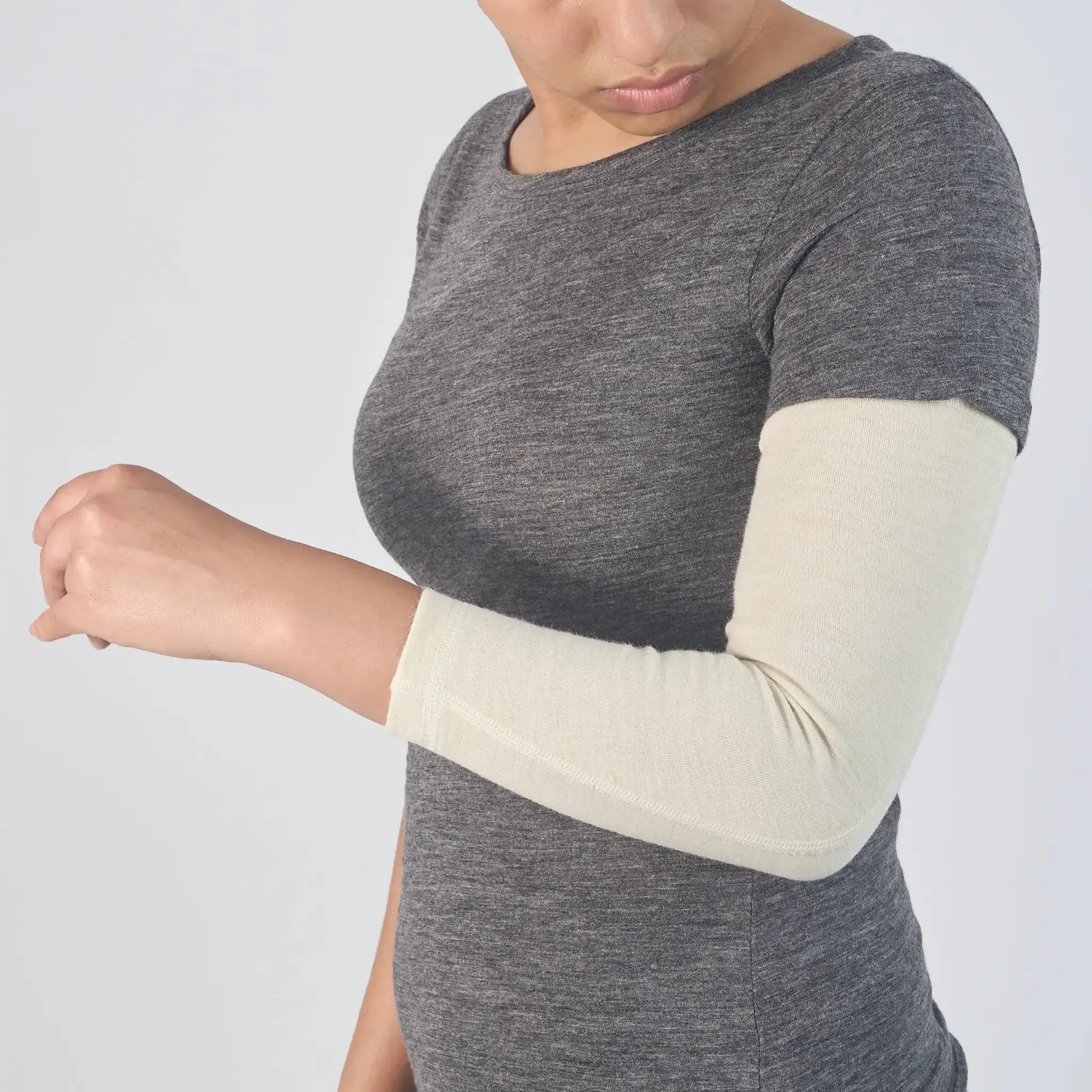 Alpaca Wool Arm Sleeve: 420 Midweight