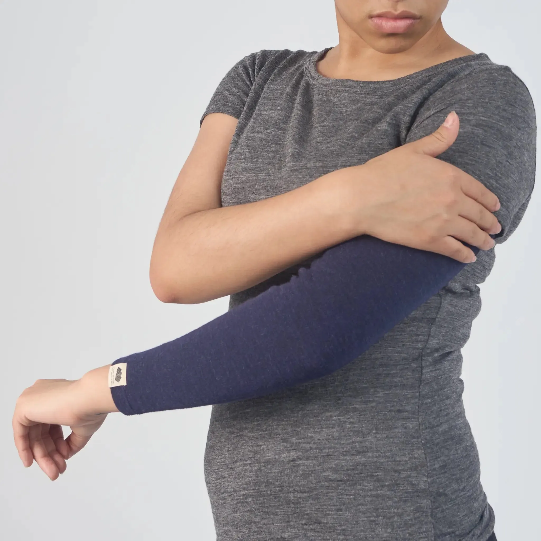 Alpaca Wool Arm Sleeve: 420 Midweight