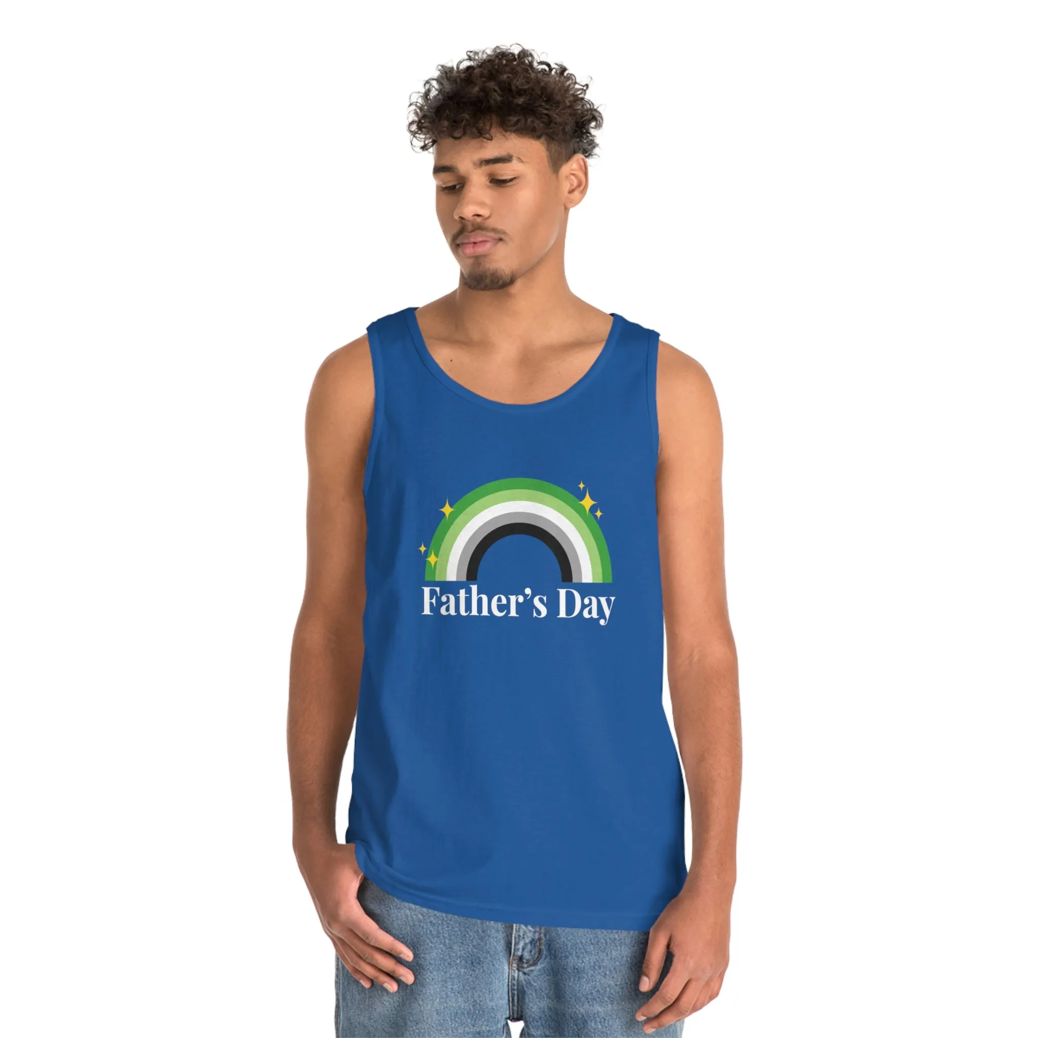 Aromantic PrideTank Top Unisex Size - Father's Day