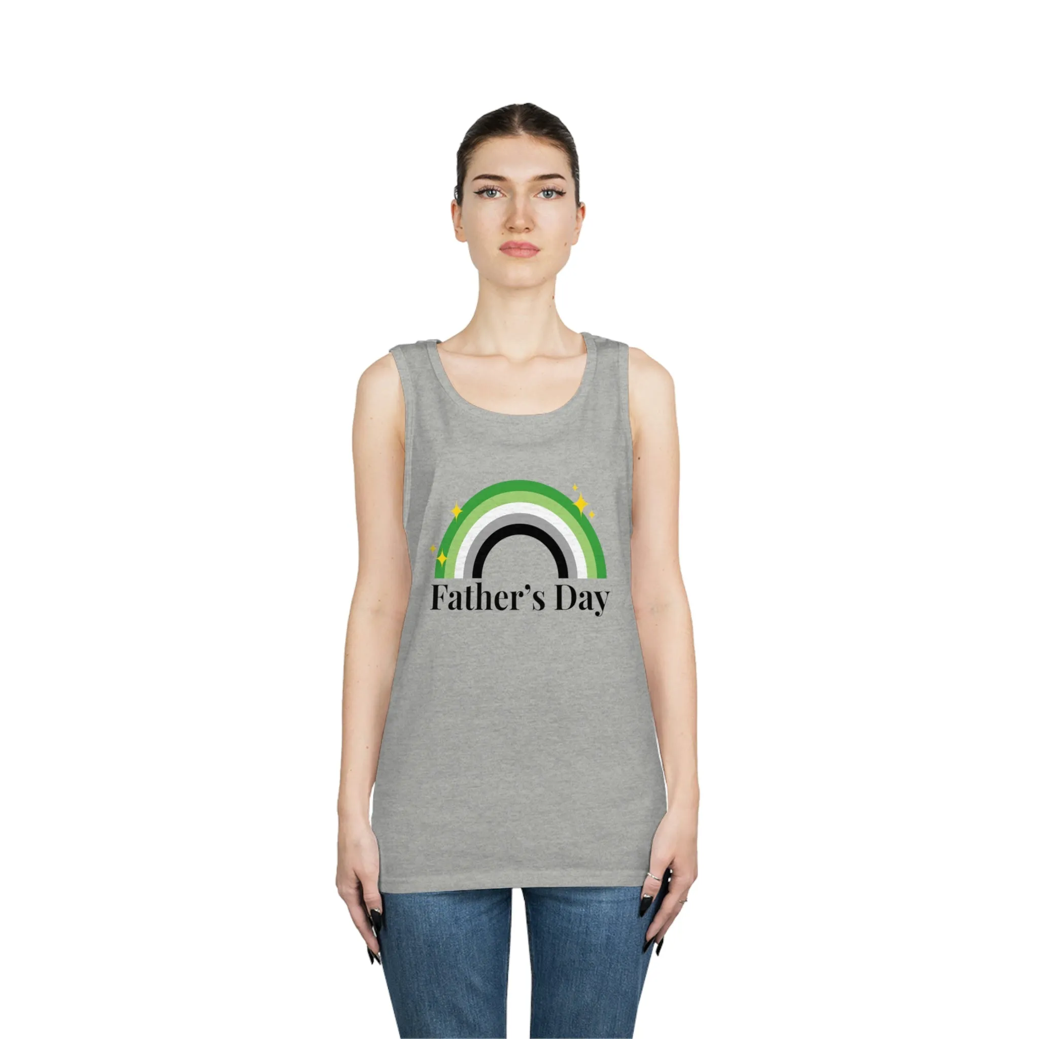 Aromantic PrideTank Top Unisex Size - Father's Day