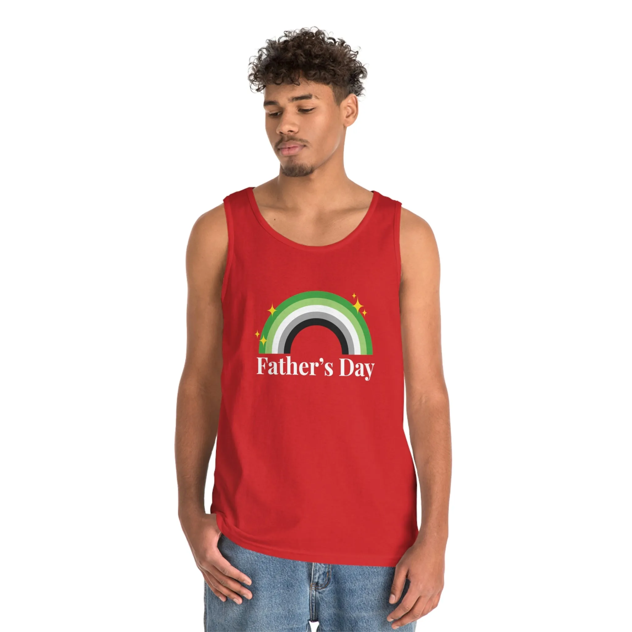 Aromantic PrideTank Top Unisex Size - Father's Day