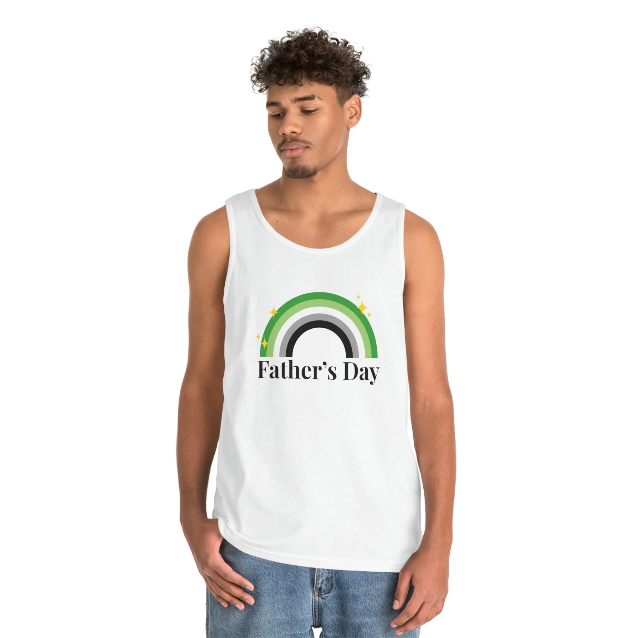 Aromantic PrideTank Top Unisex Size - Father's Day