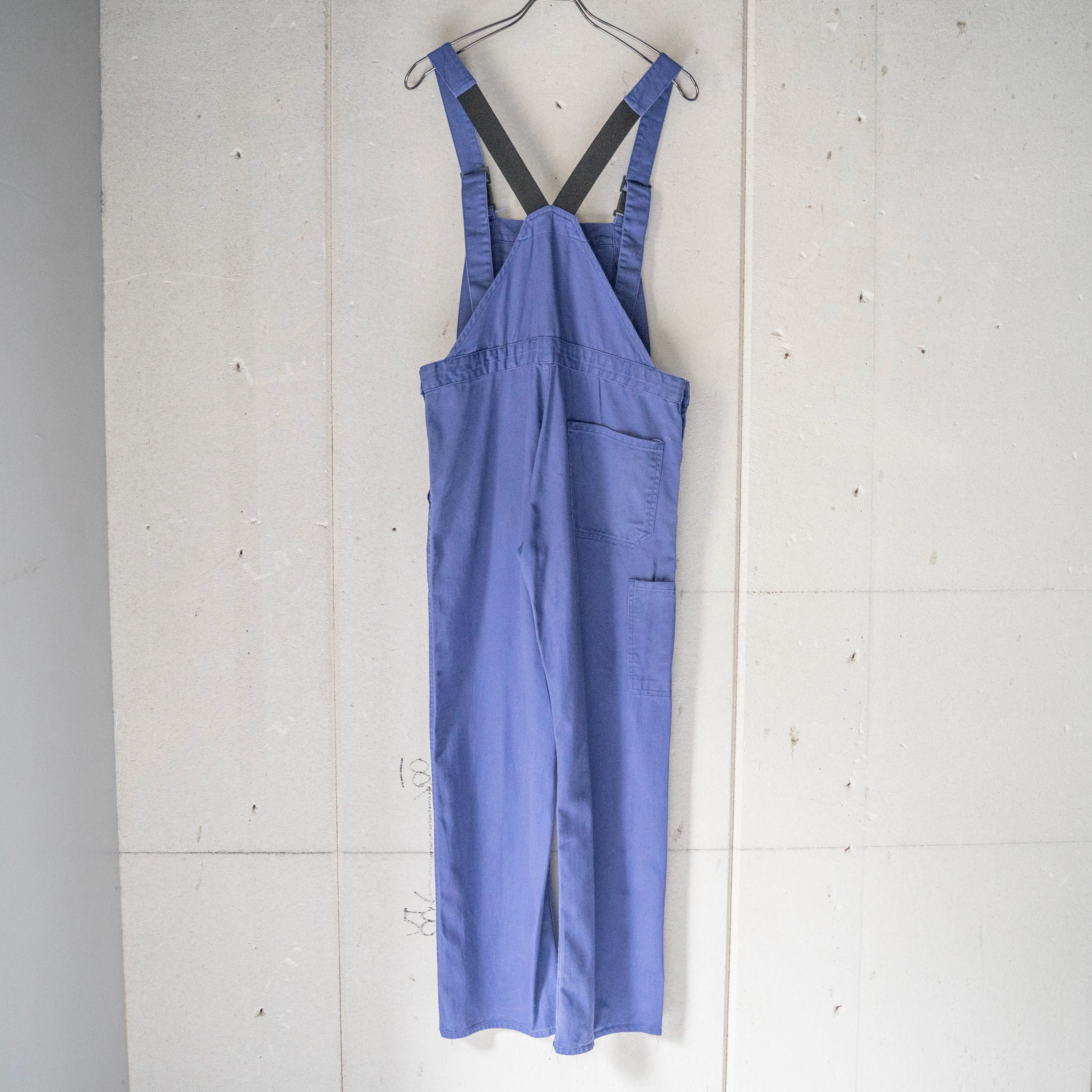 around 1980s Germany navy color cotton twill overall