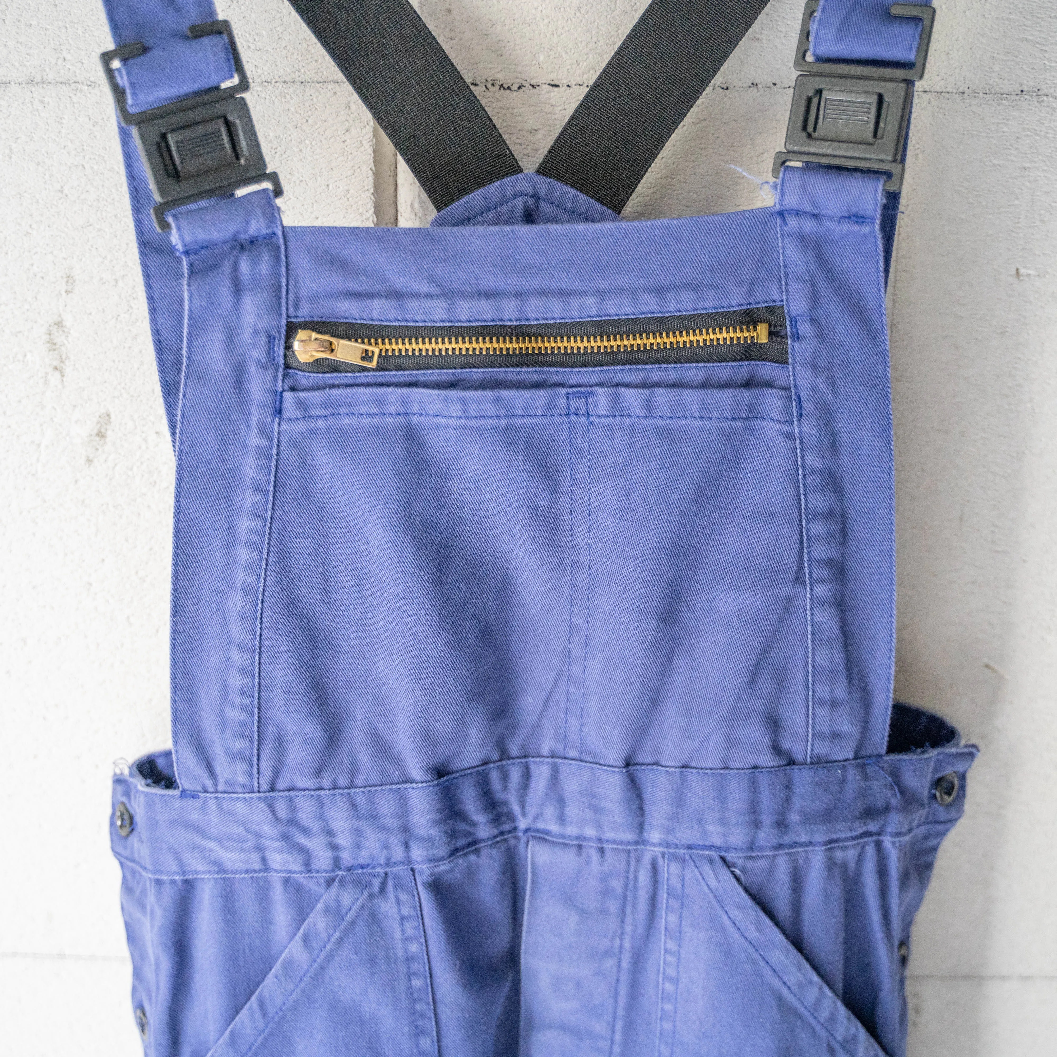 around 1980s Germany navy color cotton twill overall