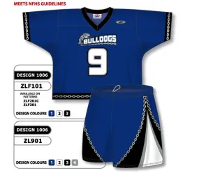 Athletic Knit Custom Sublimated Lacrosse Uniform Set Design 1006