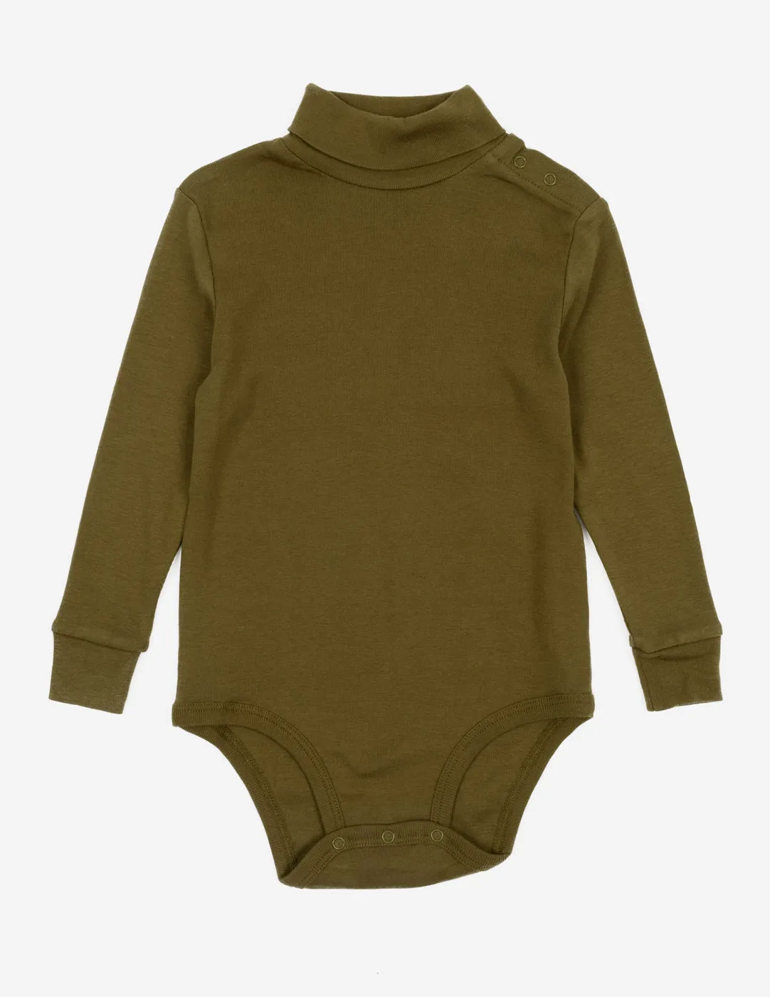 Baby Cotton Boho Turtleneck Bodysuit