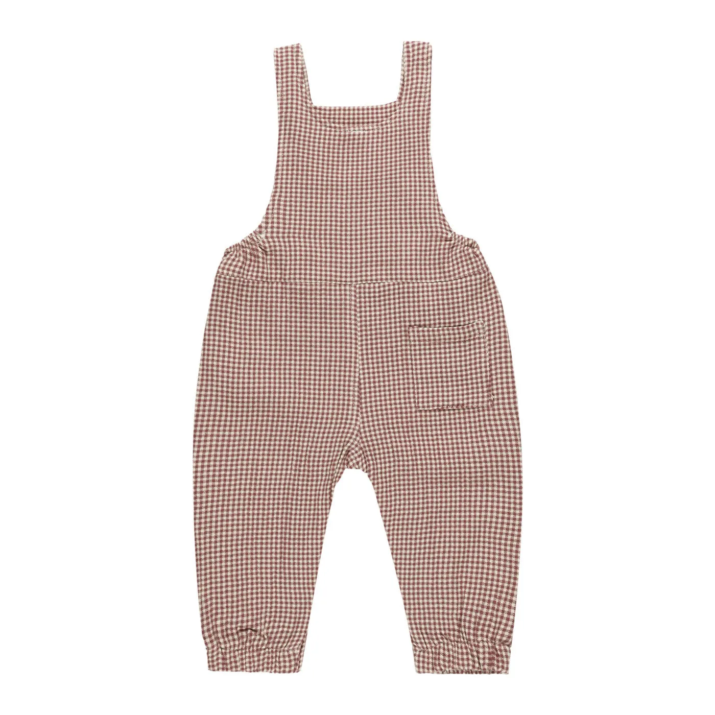 Baby Overall - Plum Gingham