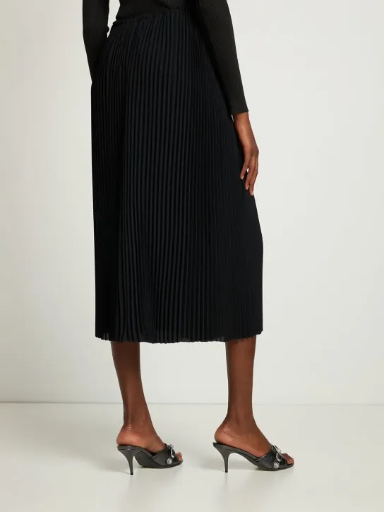 Balenciaga   Tube pleated drawstring skirt 