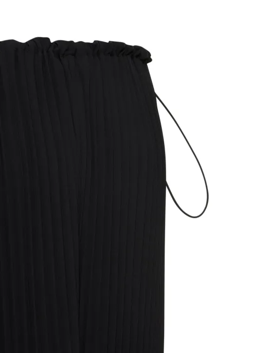 Balenciaga   Tube pleated drawstring skirt 