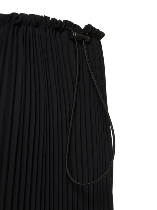 Balenciaga   Tube pleated drawstring skirt 