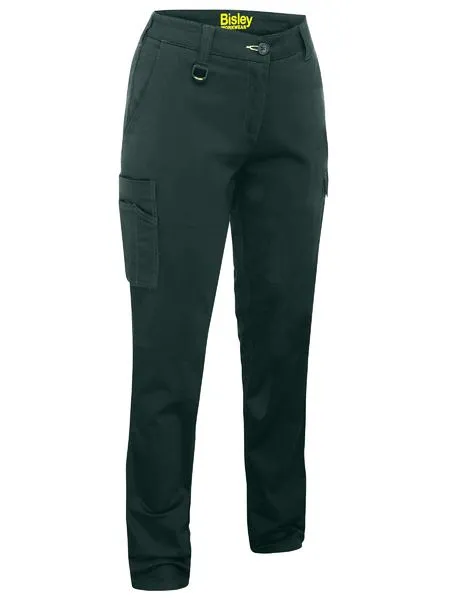 Bisley Women's Stretch Cotton Cargo Pants (BPLC6008)