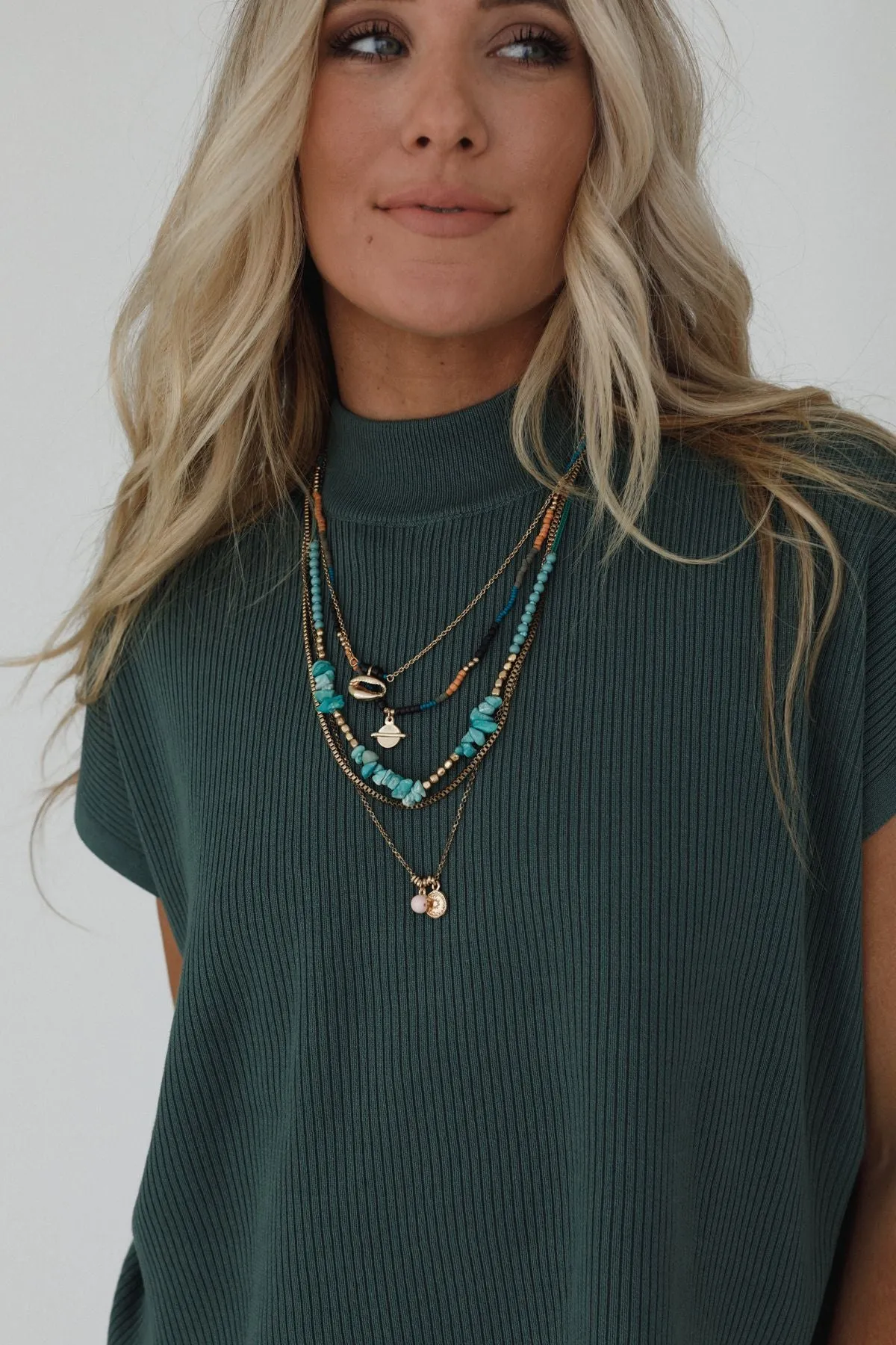 Bohemian Bliss Necklace - Turquoise