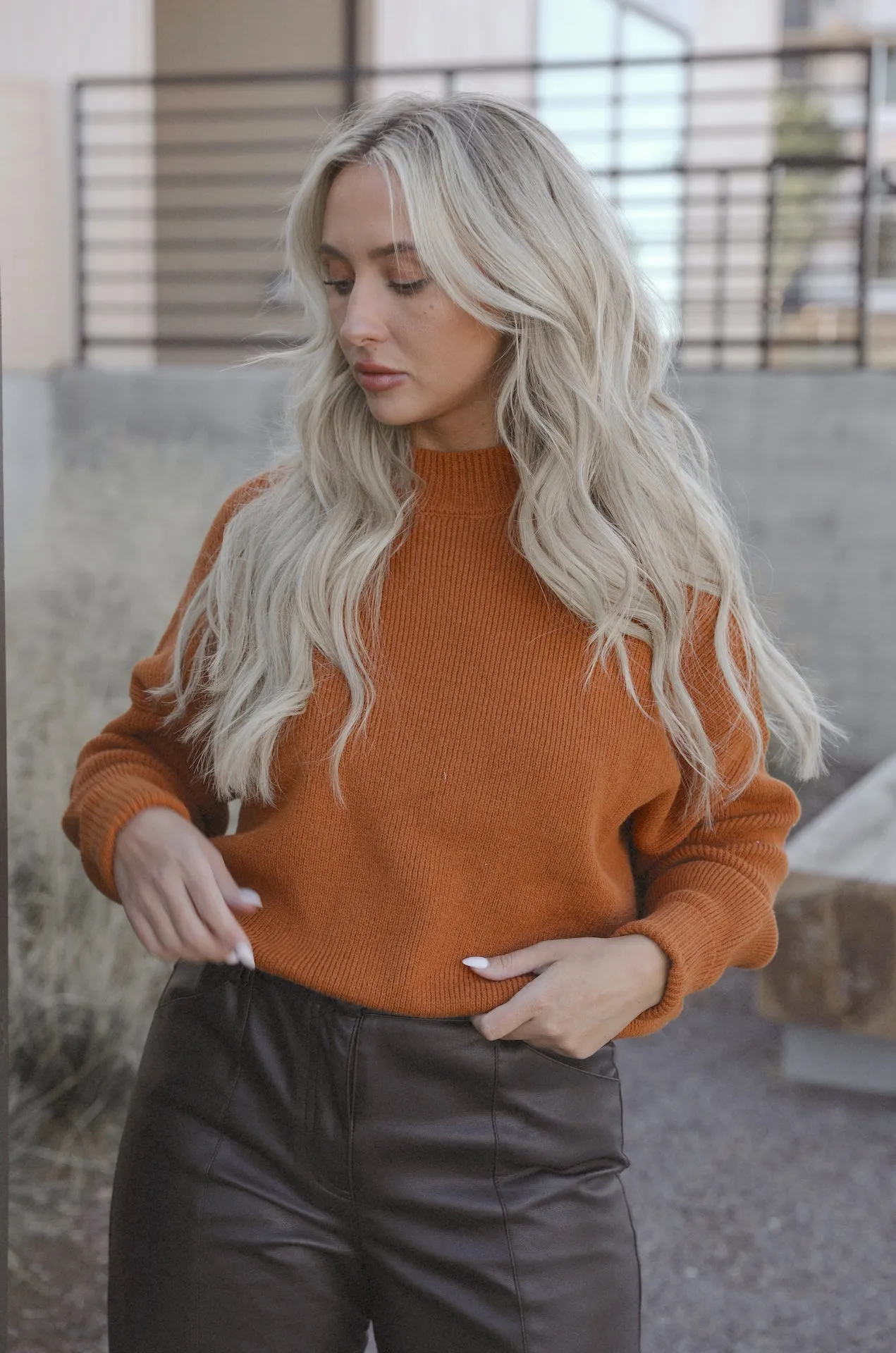 Burnt Orange Sweater