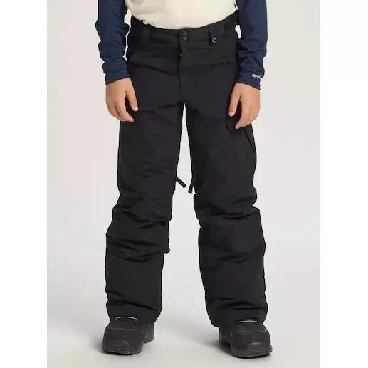 Burton Boys' Exile 2L Cargo Snowboard Pants True Black