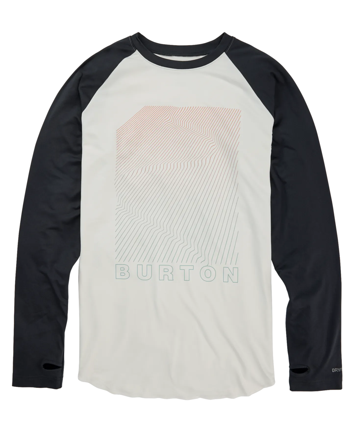 Burton Men's Burton Roadie Base Layer Tech T-Shirt - True Black/Stout White