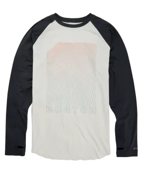 Burton Men's Burton Roadie Base Layer Tech T-Shirt - True Black/Stout White