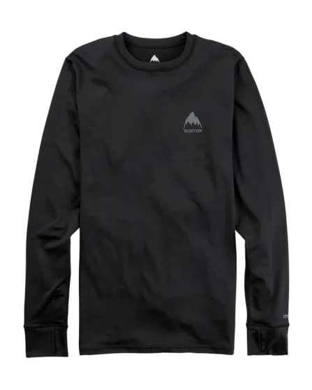 Burton Men's Lightweight X Base Layer Crewneck - True Black