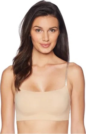 Calvin Klein Underwear Invisibles Adjustable Strap Bralette in Bare