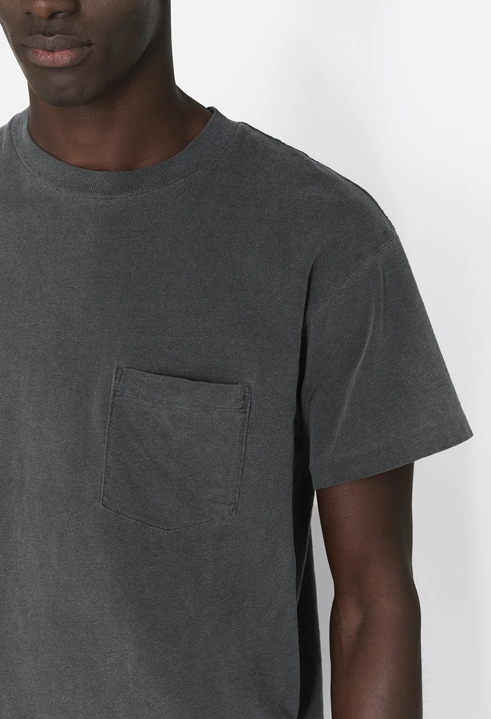 Campus Pocket Tee / Washed Black