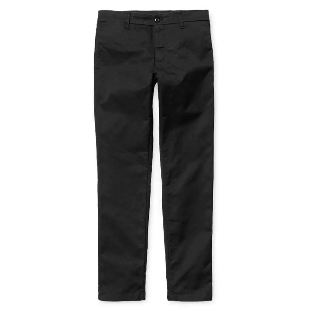 Carhartt WIP Sid Pant Chinos - Black Rinsed