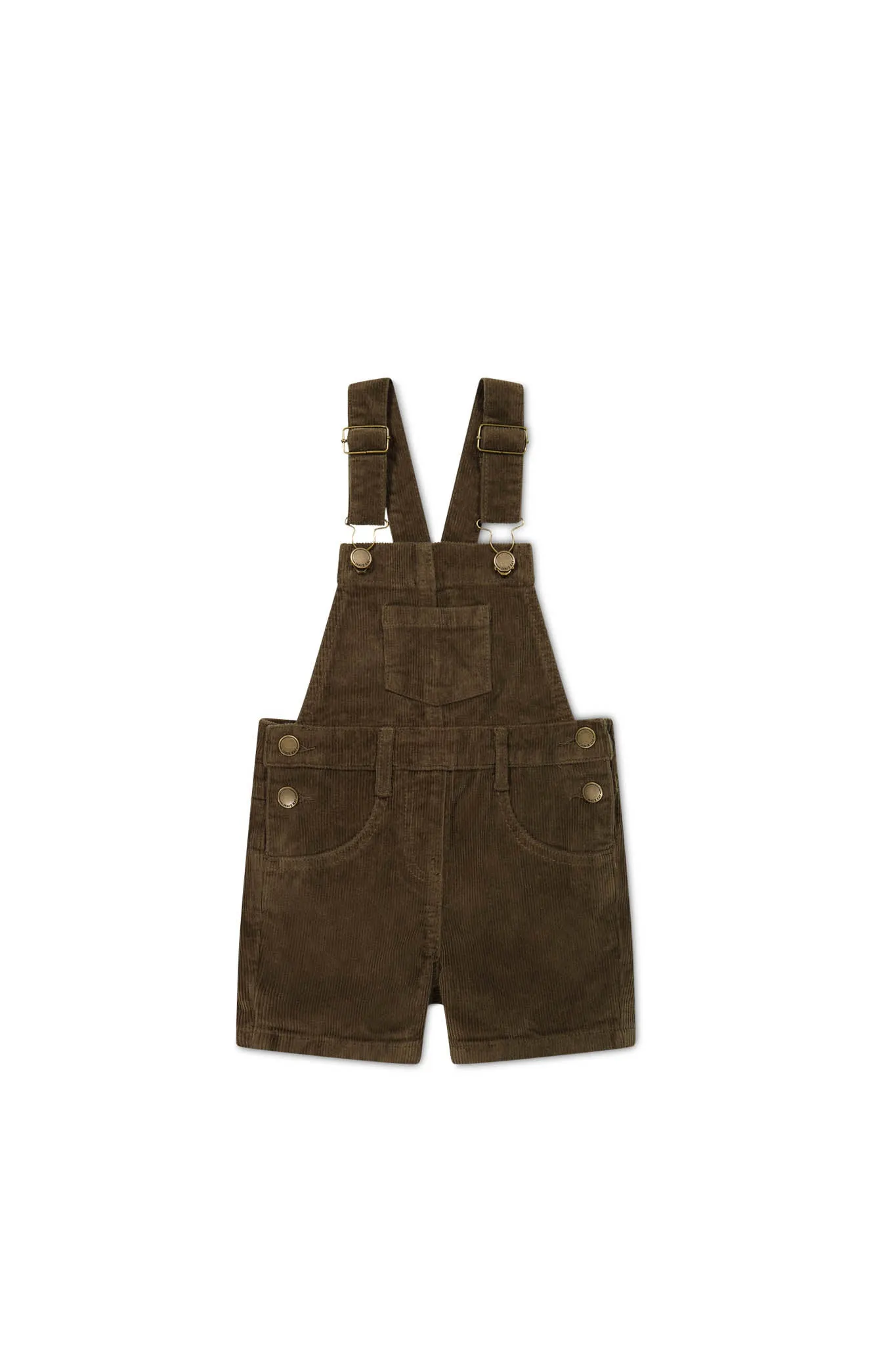 Casey Cord Short Overall - Bear