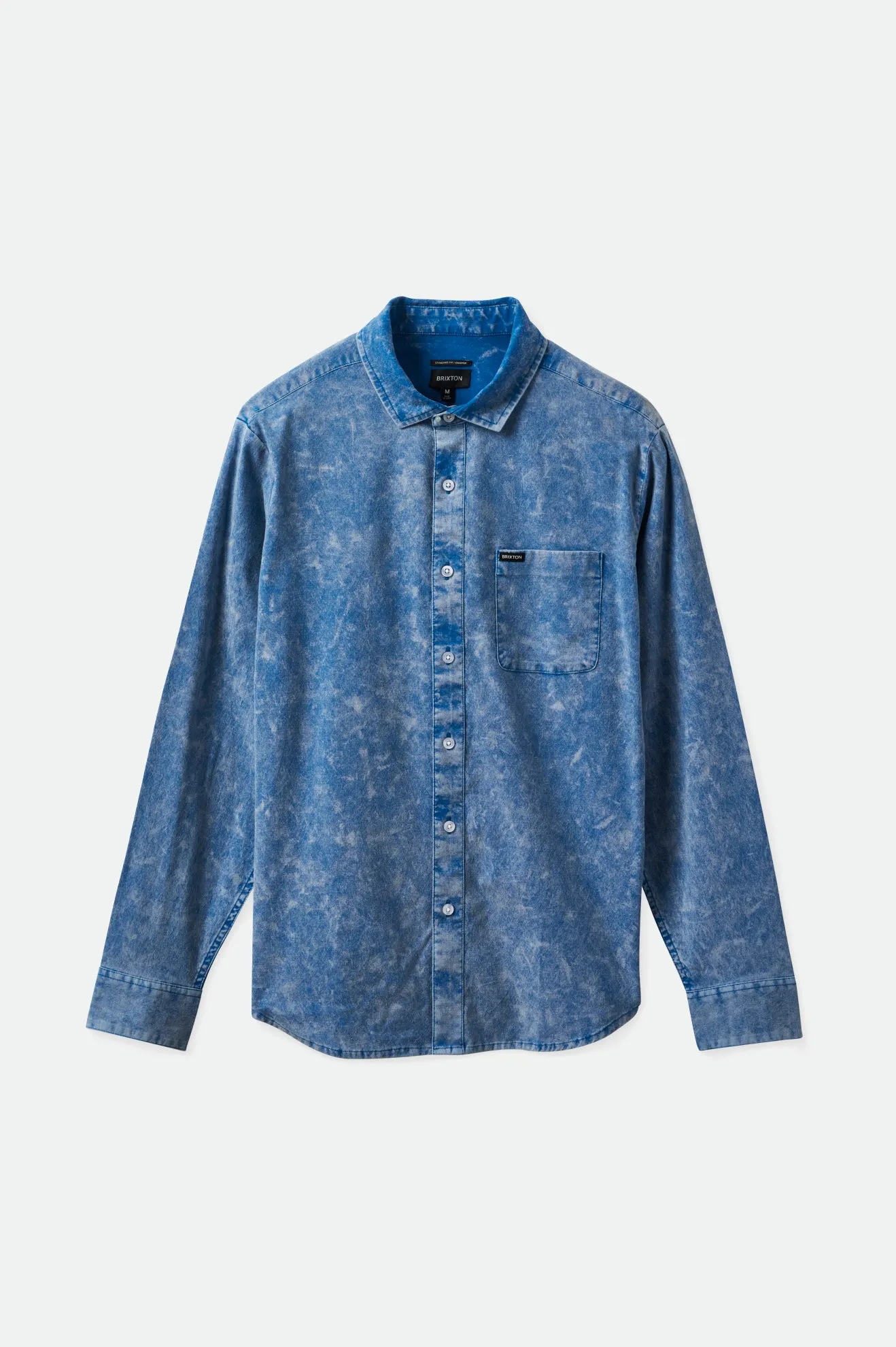 Charter Oxford L/S Woven - Sky Blue Sun Wash