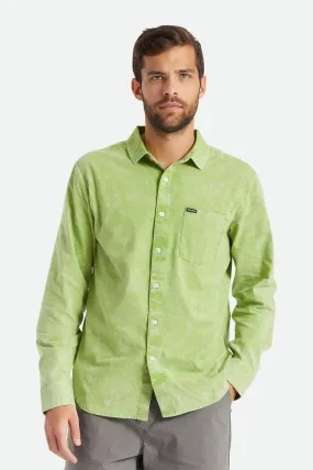 Charter Oxford L/S Woven - Sun Green Sun Wash