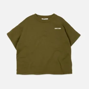 Cotton Sweat Tee - Tapenade