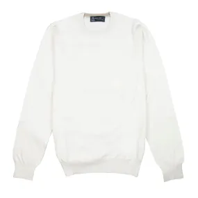 Cream Cashmere & Cotton Crewneck