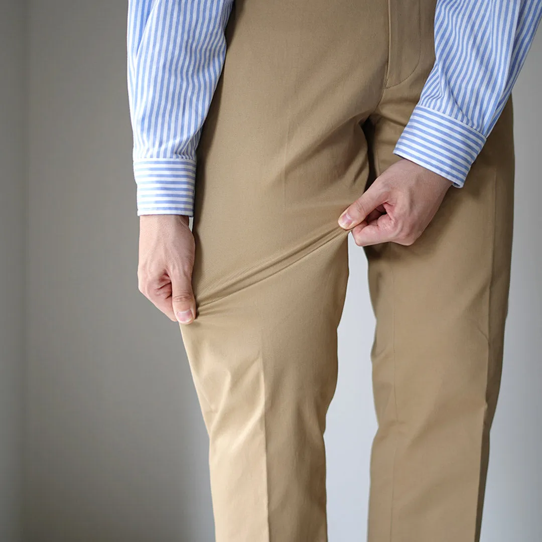 D.C.WHITE / High-density Chino Stretch Slim Tapered Pants