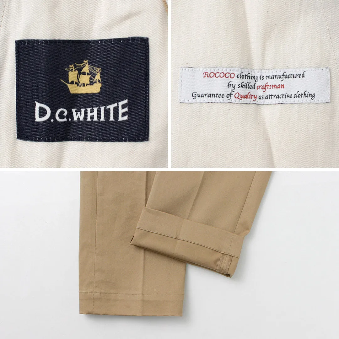 D.C.WHITE / High-density Chino Stretch Slim Tapered Pants