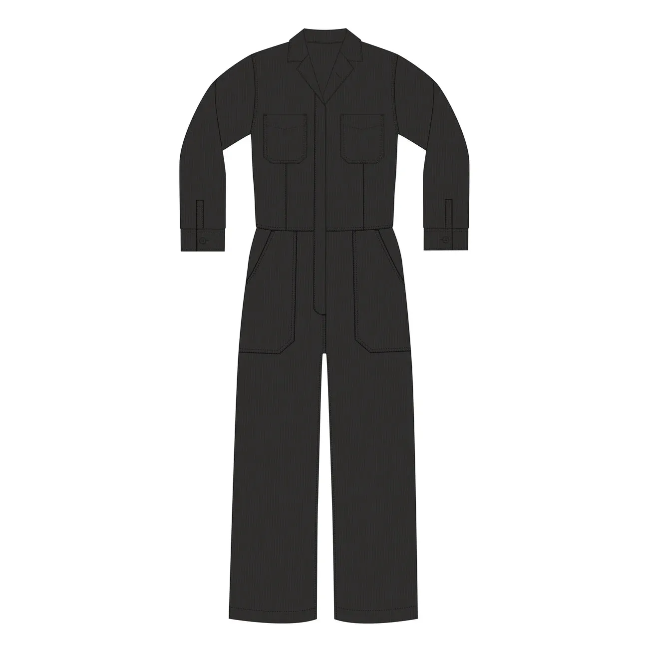 DEDICATED Docksta overall corduroy black women