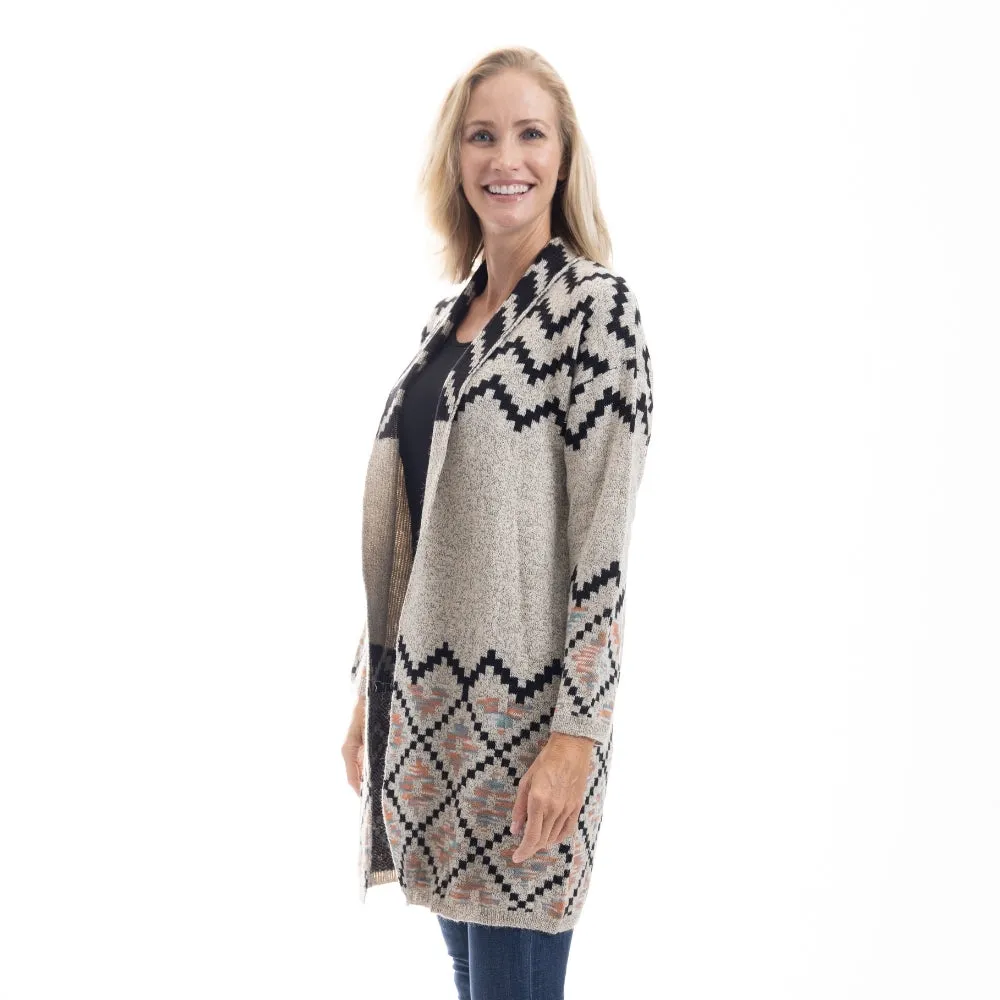 Desert Horizon Shawl Cardigan