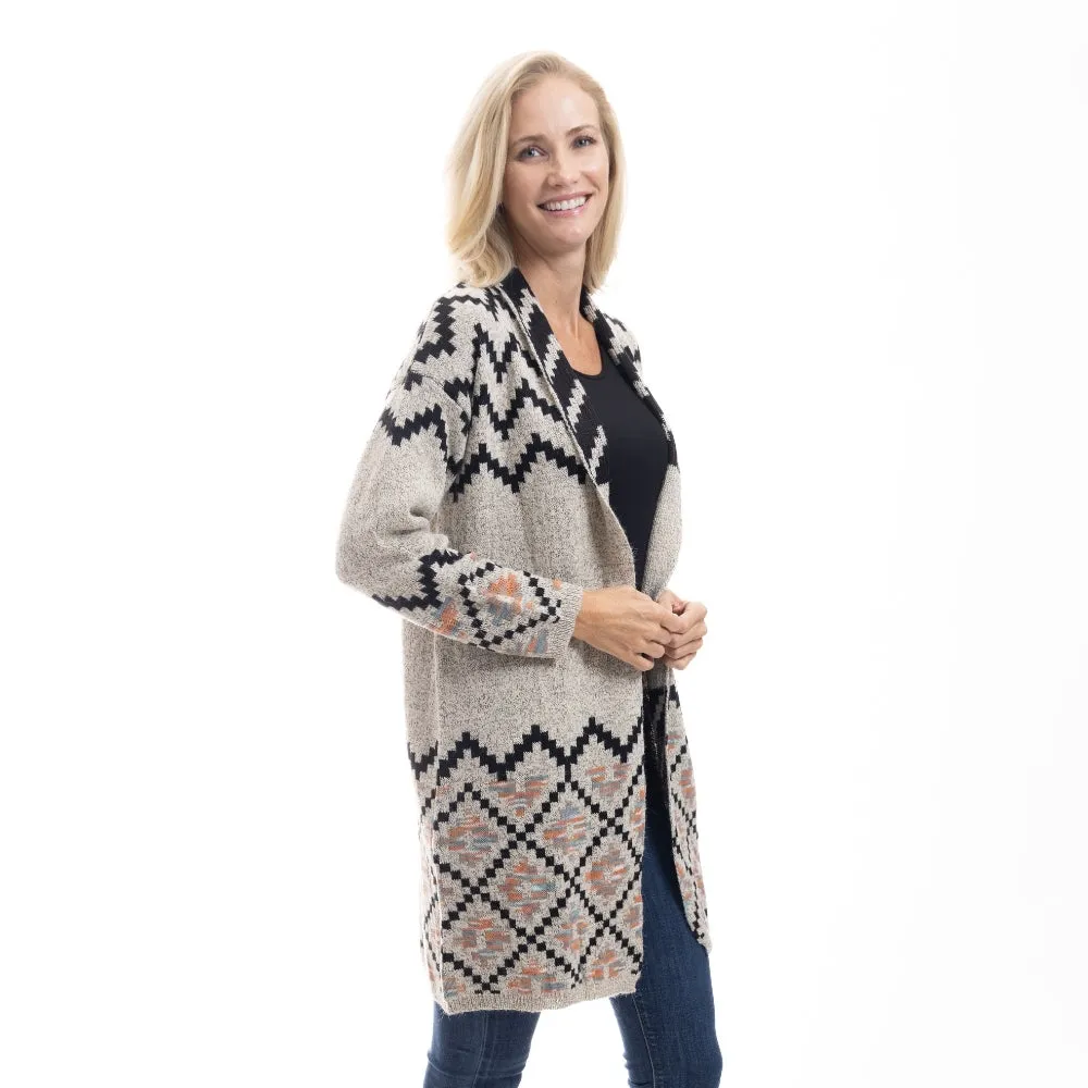 Desert Horizon Shawl Cardigan