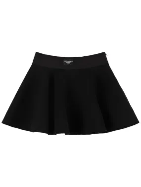 Dolce&amp;Gabbana   Pleated cotton skirt 