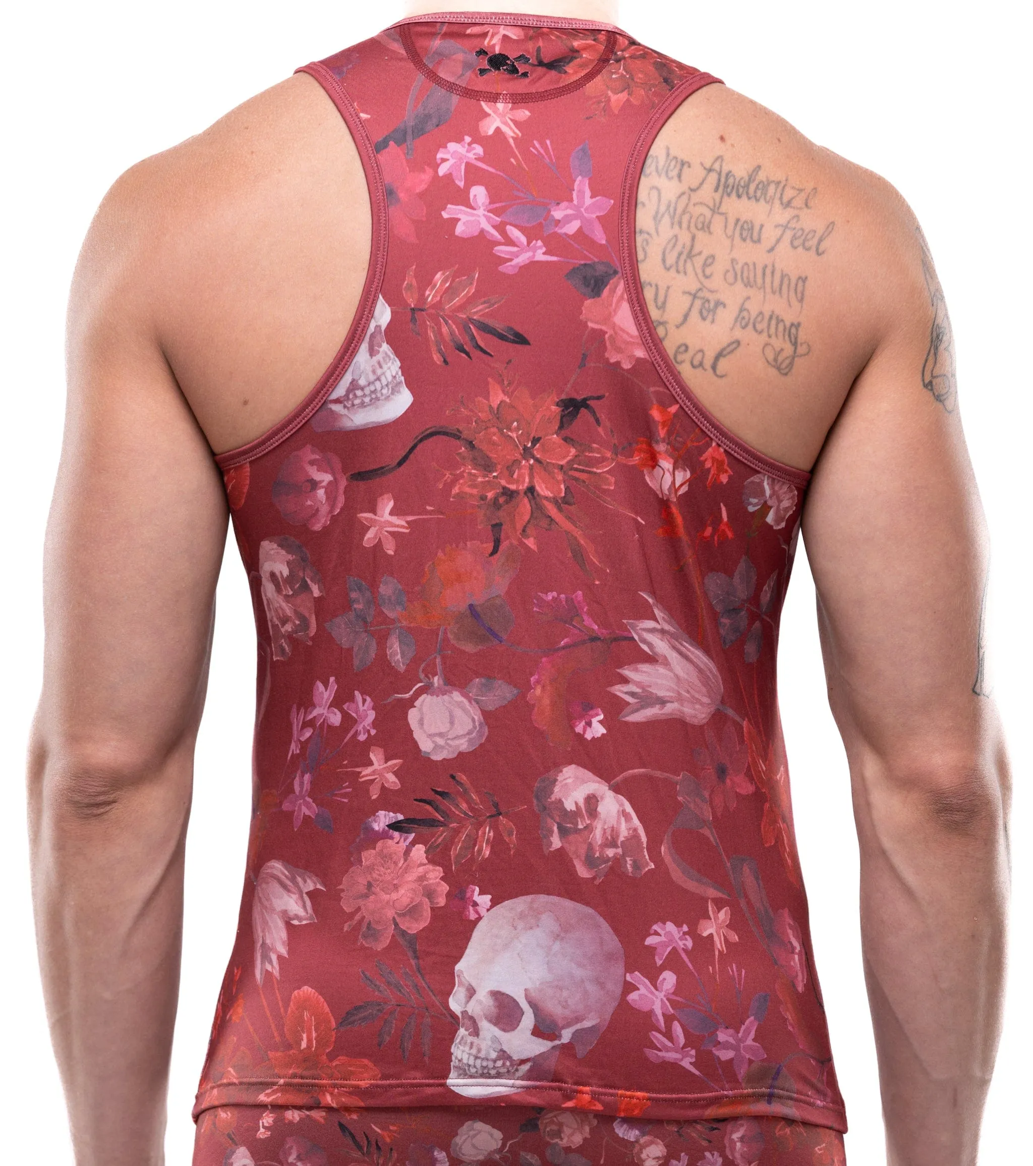 Dutch Floral Tank Red