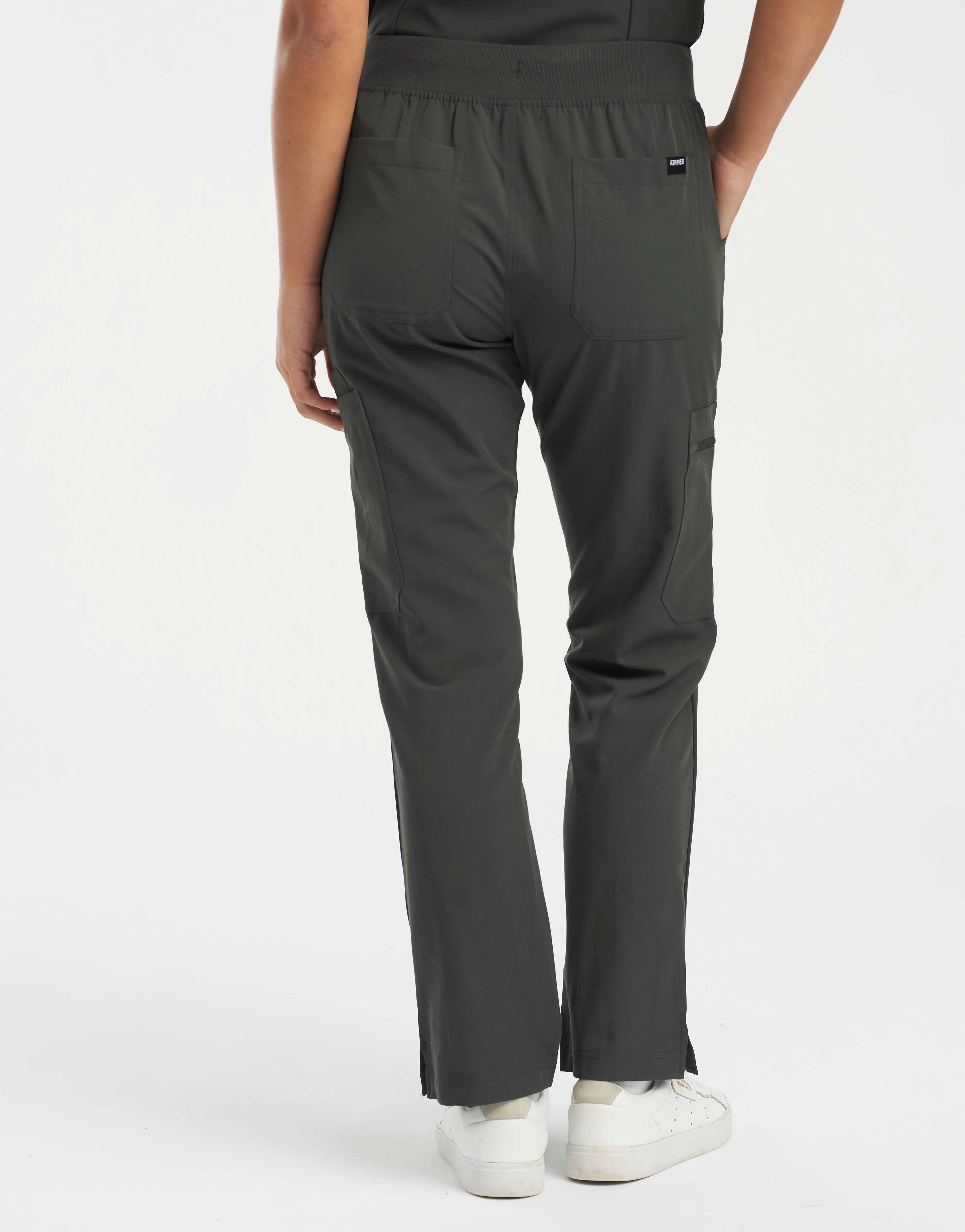 Essential Multi-Pocket Scrub Pants - Asphalt