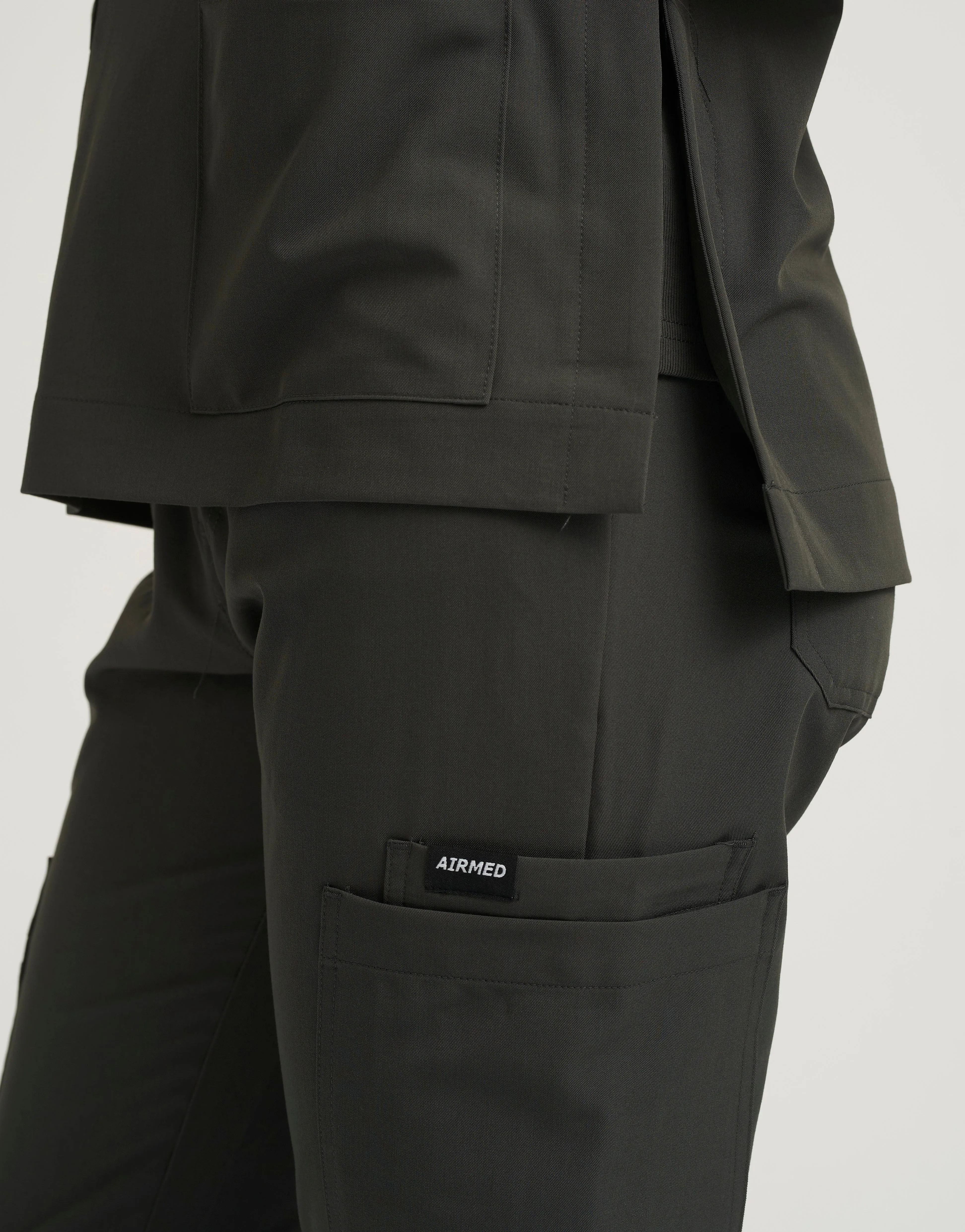 Essential Multi-Pocket Scrub Pants - Asphalt