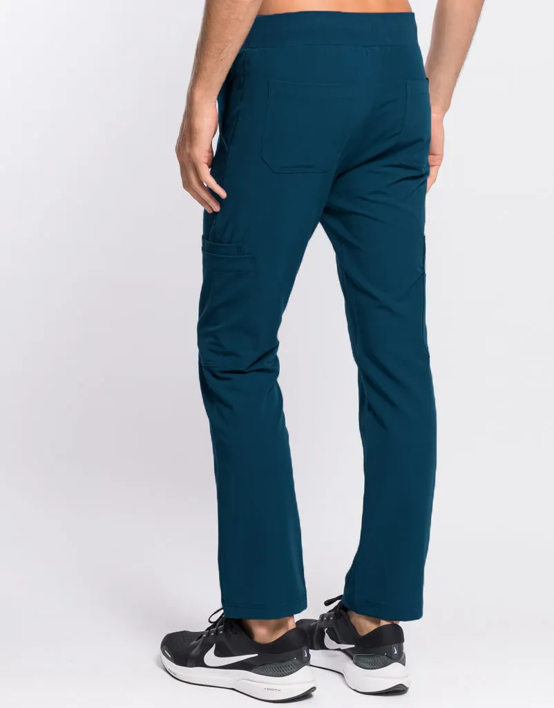 Essential Multi-Pocket Scrub Pants - Gibraltar Blue