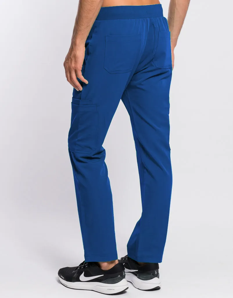 Essential Multi-Pocket Scrub Pants - Royal Blue