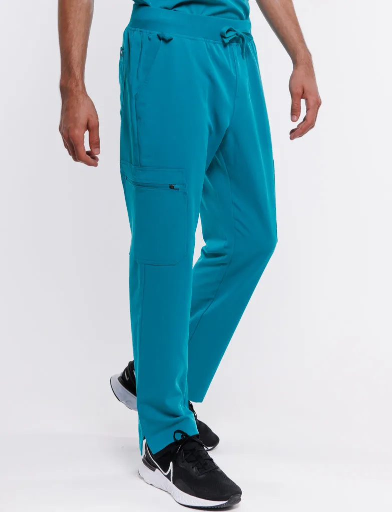 Essential Multi-Pocket Scrub Pants - Sydney Teal